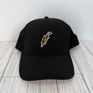 Waggle Golf Extra Dirty Performance Dad Hat Black Martini Olive Adjustable Cap